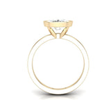 2 CT Round Halo & Pave Lab Grown Diamond Engagement Ring