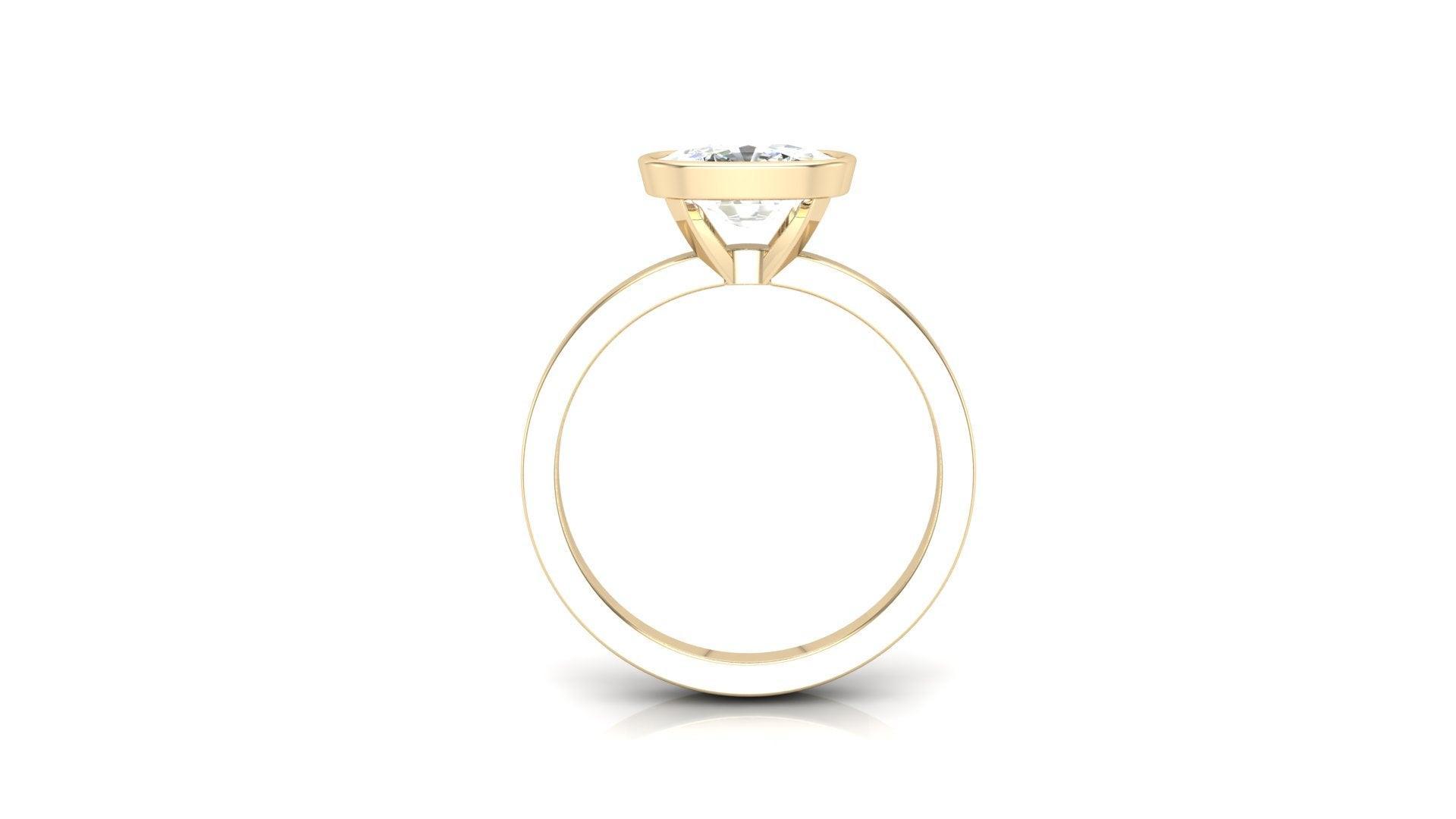 2 CT Round Halo & Pave Lab Grown Diamond Engagement Ring
