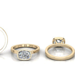 2 CT Round Halo & Pave Lab Grown Diamond Engagement Ring