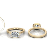 2 CT Round Halo & Pave Lab Grown Diamond Engagement Ring