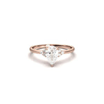 2 CT Round Halo & Pave Lab Grown Diamond Engagement Ring