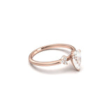 2 CT Round Halo & Pave Lab Grown Diamond Engagement Ring