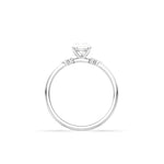 2 CT Round Halo & Pave Lab Grown Diamond Engagement Ring