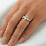 2 CT Round Halo & Pave Lab Grown Diamond Engagement Ring