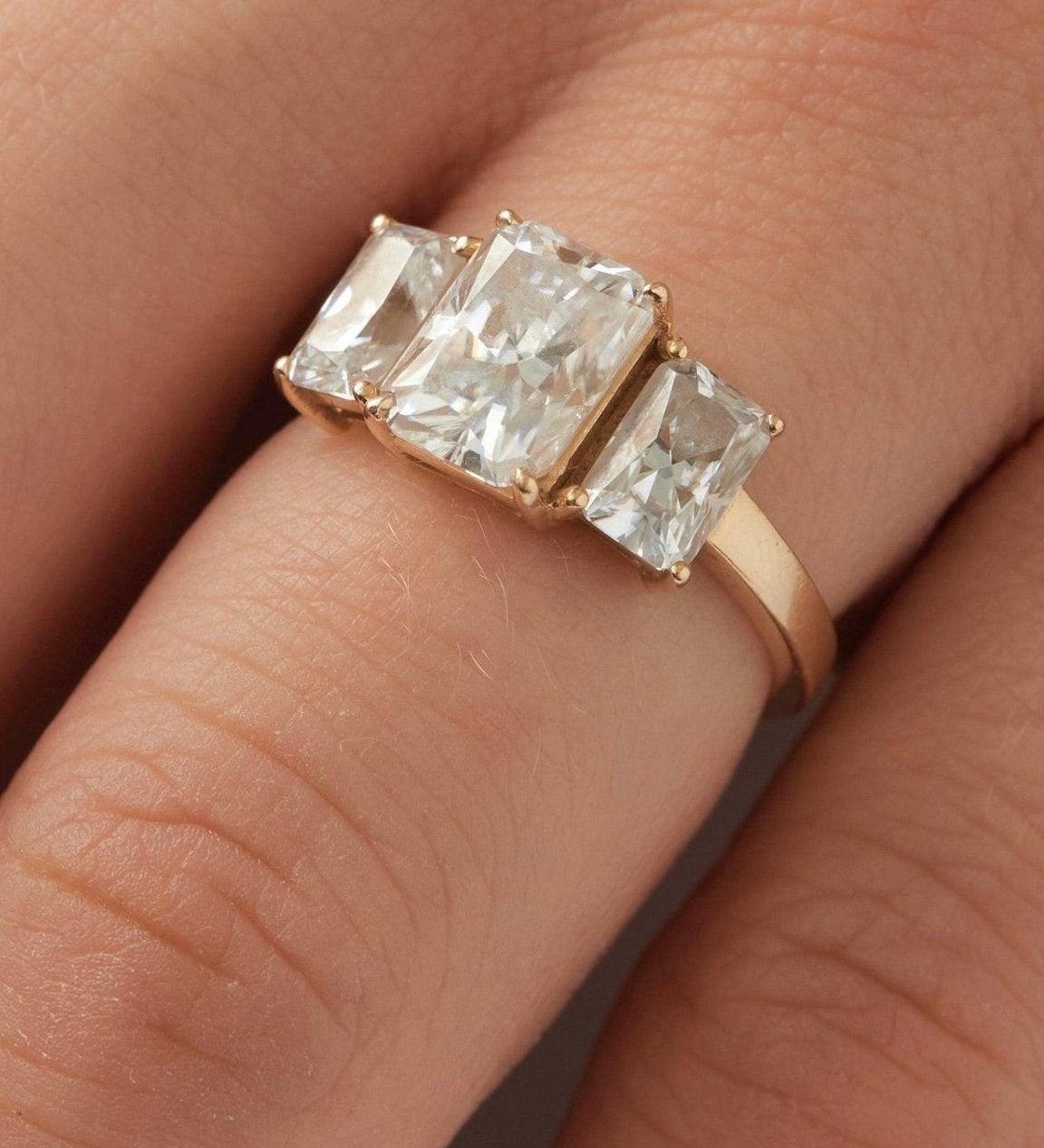 2 CT Round Halo & Pave Lab Grown Diamond Engagement Ring
