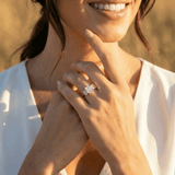2 CT Round Halo & Pave Lab Grown Diamond Engagement Ring