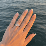 2 CT Round Halo & Pave Lab Grown Diamond Engagement Ring