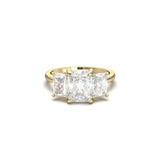 2 CT Round Halo & Pave Lab Grown Diamond Engagement Ring