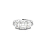 2 CT Round Halo & Pave Lab Grown Diamond Engagement Ring