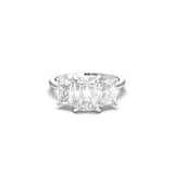2 CT Round Halo & Pave Lab Grown Diamond Engagement Ring