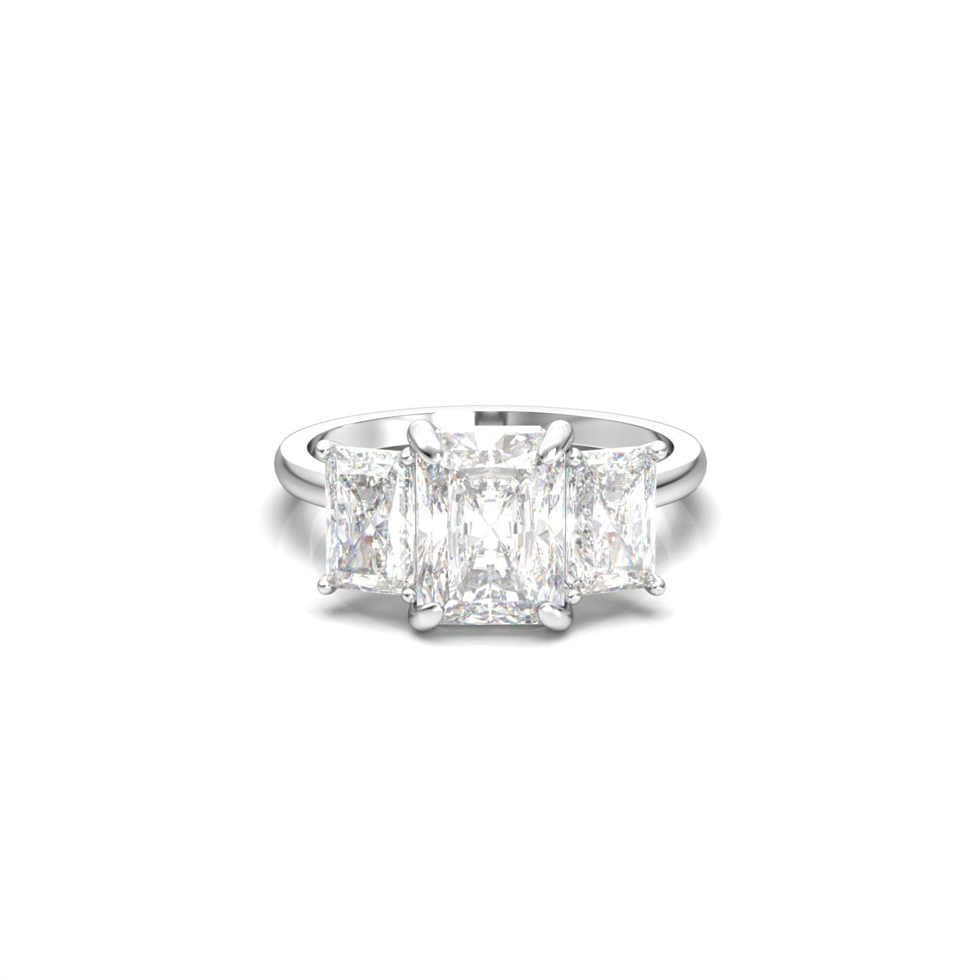 2 CT Round Halo & Pave Lab Grown Diamond Engagement Ring