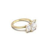 2 CT Round Halo & Pave Lab Grown Diamond Engagement Ring