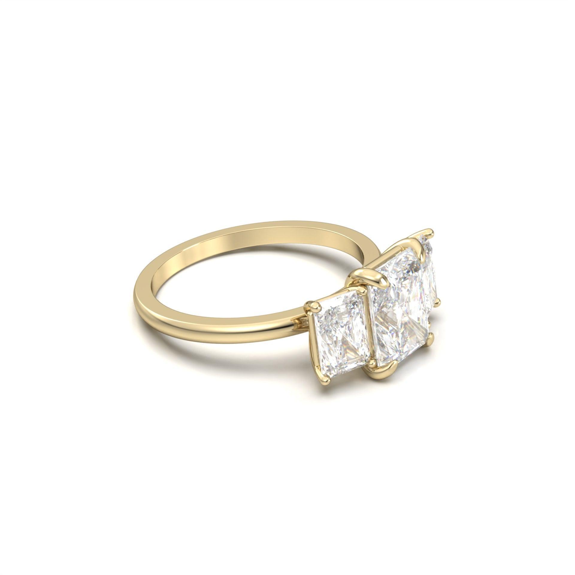 2 CT Round Halo & Pave Lab Grown Diamond Engagement Ring
