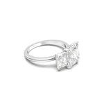 2 CT Round Halo & Pave Lab Grown Diamond Engagement Ring
