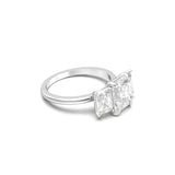 2 CT Round Halo & Pave Lab Grown Diamond Engagement Ring