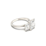 2 CT Round Halo & Pave Lab Grown Diamond Engagement Ring