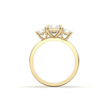 2 CT Round Halo & Pave Lab Grown Diamond Engagement Ring