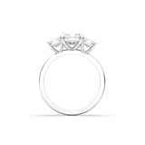 2 CT Round Halo & Pave Lab Grown Diamond Engagement Ring