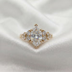 2 CT Round Halo & Pave Lab Grown Diamond Engagement Ring