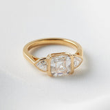 2 CT Round Halo & Pave Lab Grown Diamond Engagement Ring
