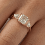 2 CT Round Halo & Pave Lab Grown Diamond Engagement Ring