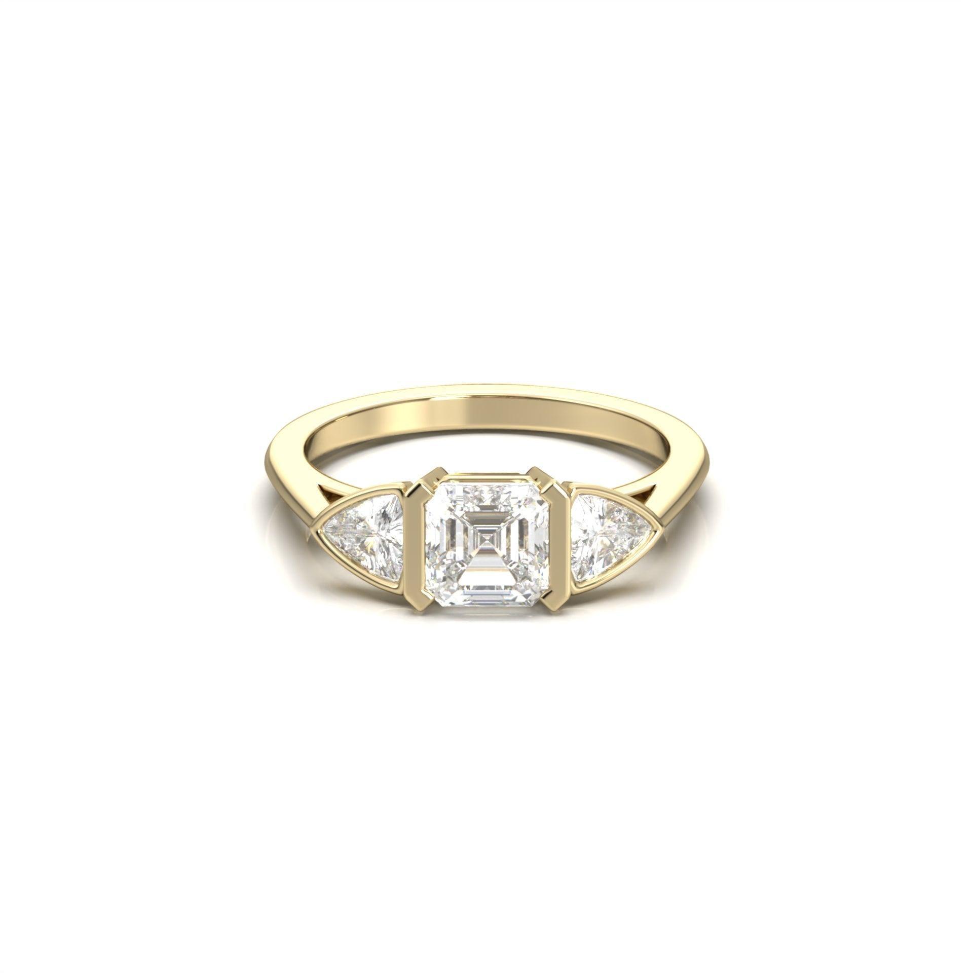 2 CT Round Halo & Pave Lab Grown Diamond Engagement Ring