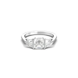 2 CT Round Halo & Pave Lab Grown Diamond Engagement Ring