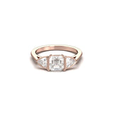 2 CT Round Halo & Pave Lab Grown Diamond Engagement Ring