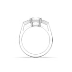 2 CT Round Halo & Pave Lab Grown Diamond Engagement Ring