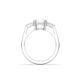 2 CT Round Halo & Pave Lab Grown Diamond Engagement Ring