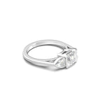 2 CT Round Halo & Pave Lab Grown Diamond Engagement Ring