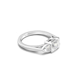 2 CT Round Halo & Pave Lab Grown Diamond Engagement Ring
