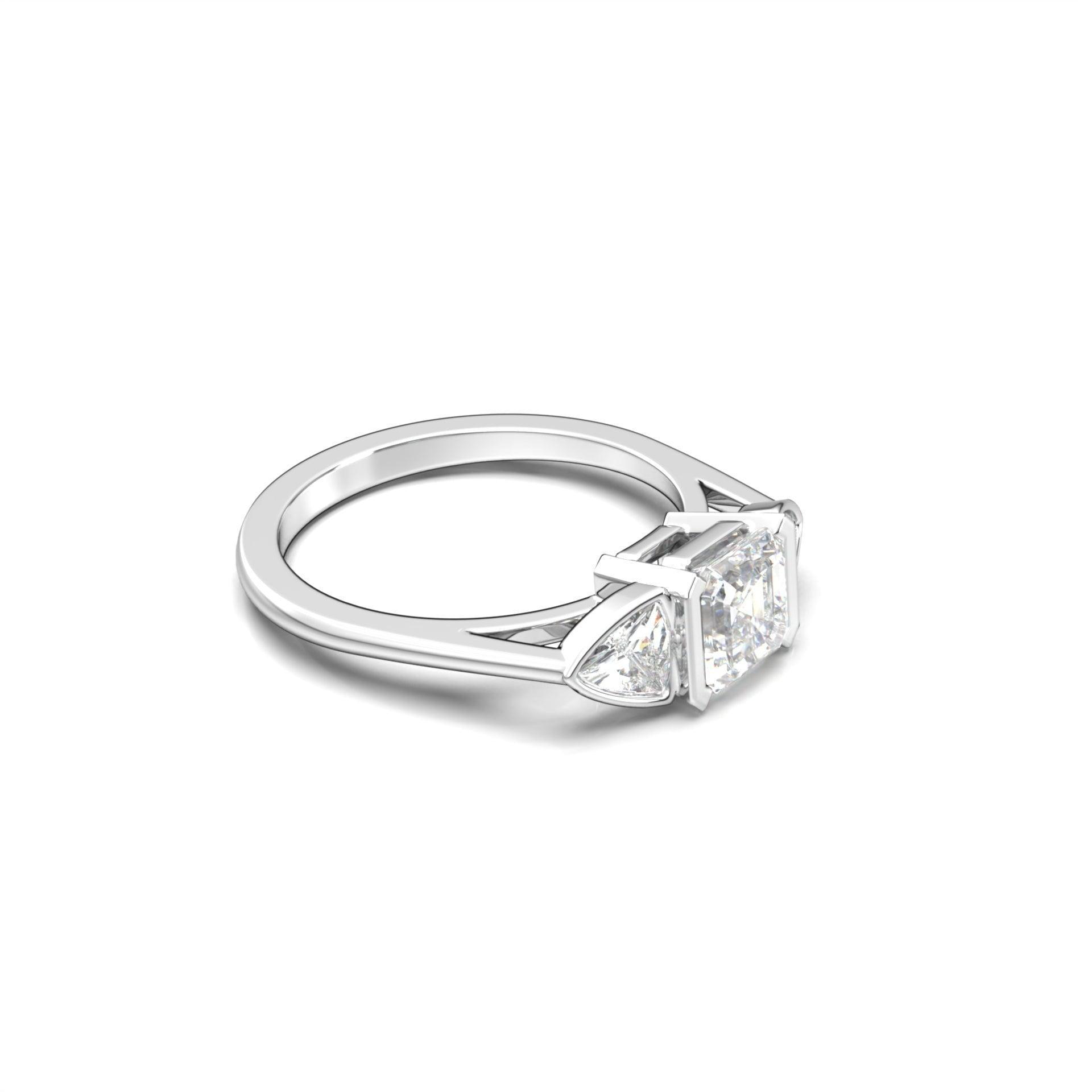 2 CT Round Halo & Pave Lab Grown Diamond Engagement Ring