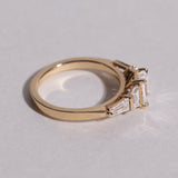 1.02 CT Emerald Five Stone Lab Grown Diamond Engagement Ring