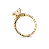 Custom 3 CT Marquise Pave Lab Grown Engagement Ring - (first payment)