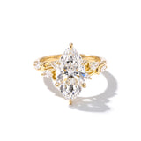 Custom 3 CT Marquise Pave Lab Grown Engagement Ring - (first payment)