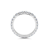 1.15 CT Round Full Eternity CVD EF/VVS Diamond Wedding Band 4