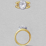 2 CT Round Halo & Pave Lab Grown Diamond Engagement Ring