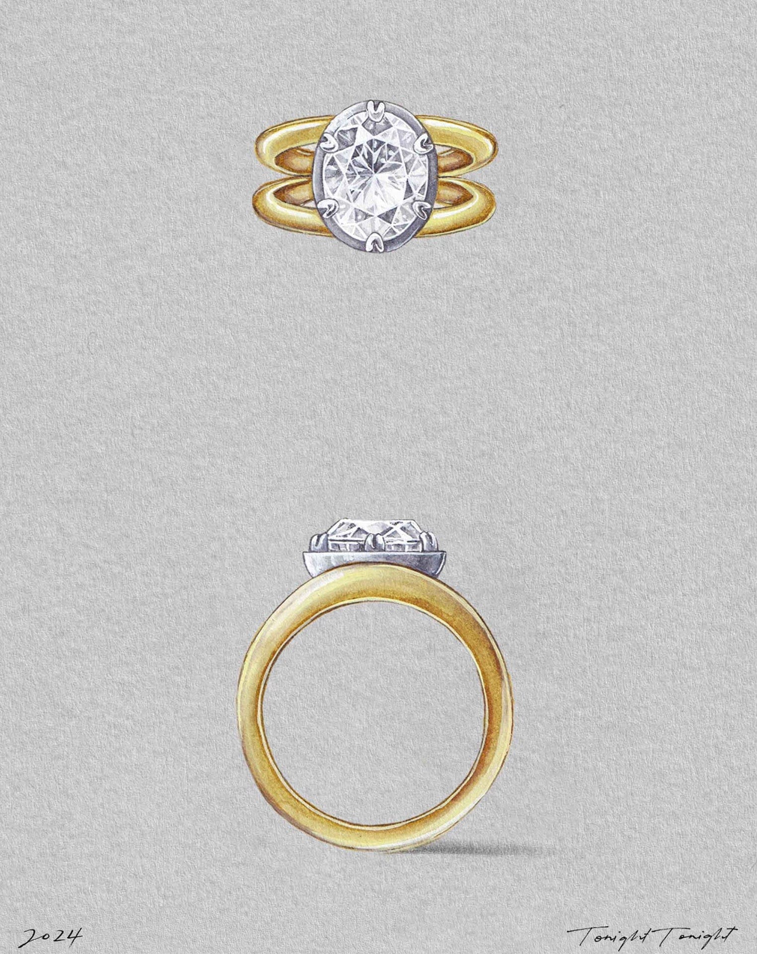 2 CT Round Halo & Pave Lab Grown Diamond Engagement Ring