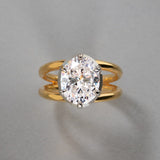 2 CT Round Halo & Pave Lab Grown Diamond Engagement Ring