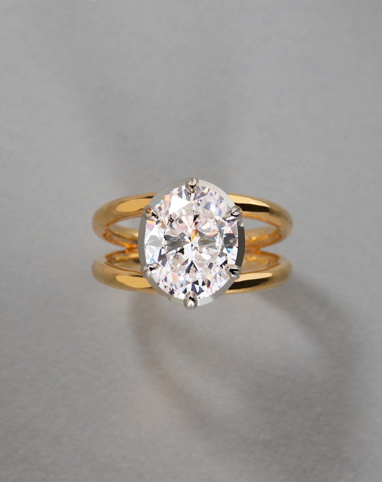 2 CT Round Halo & Pave Lab Grown Diamond Engagement Ring