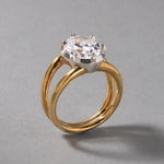 2 CT Round Halo & Pave Lab Grown Diamond Engagement Ring