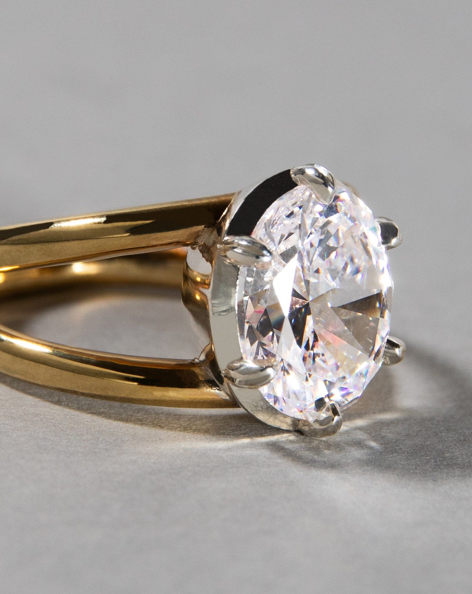 2 CT Round Halo & Pave Lab Grown Diamond Engagement Ring
