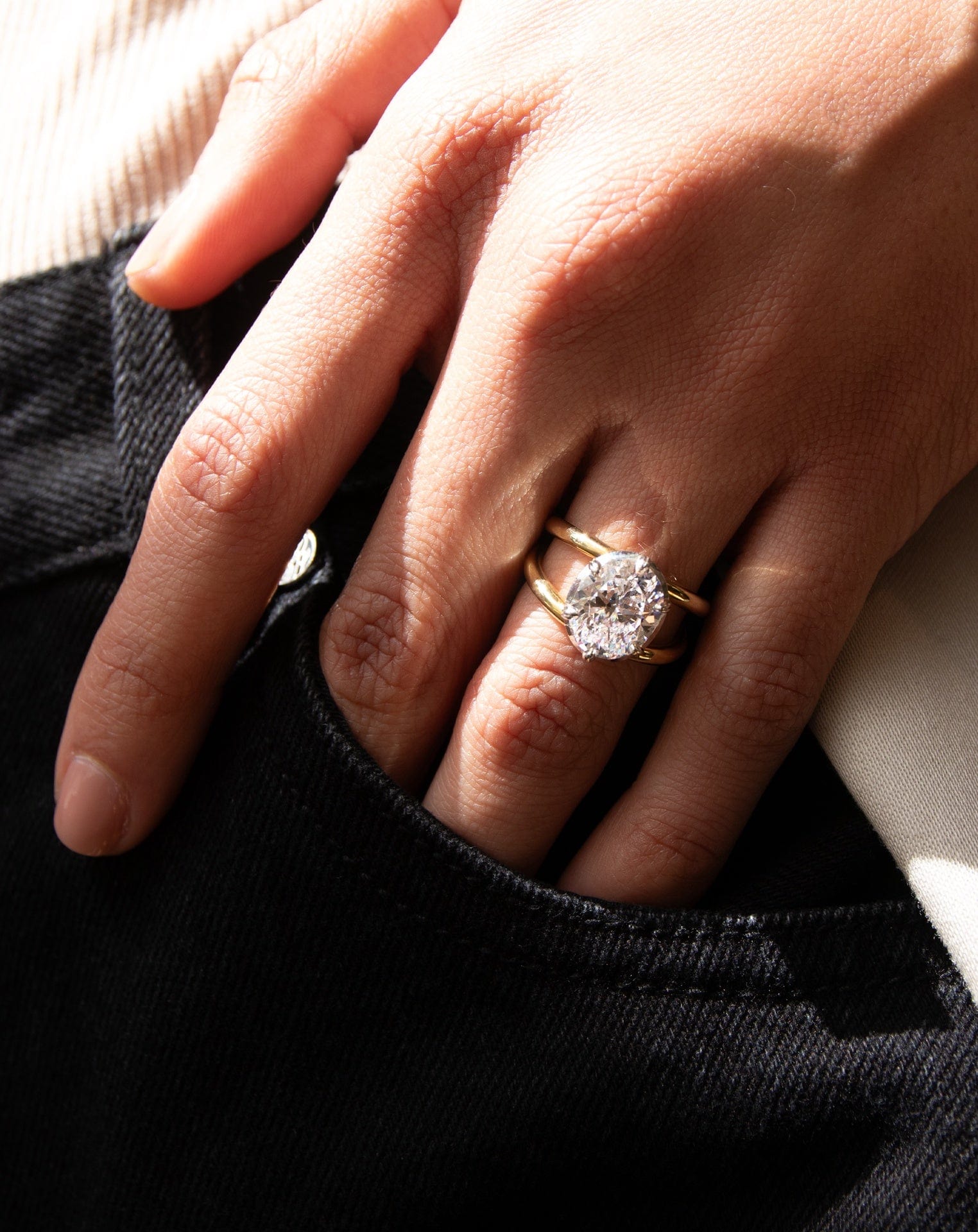 2 CT Round Halo & Pave Lab Grown Diamond Engagement Ring