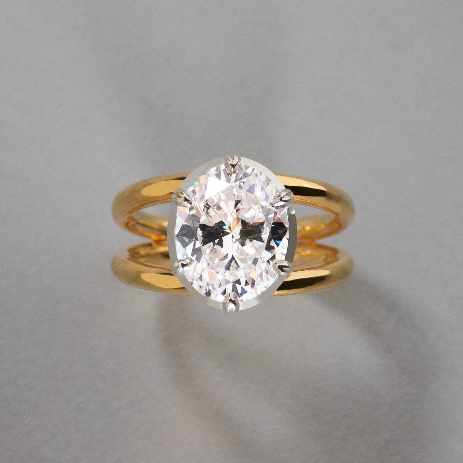 2 CT Round Halo & Pave Lab Grown Diamond Engagement Ring