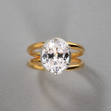 2 CT Round Halo & Pave Lab Grown Diamond Engagement Ring