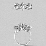 2 CT Round Halo & Pave Lab Grown Diamond Engagement Ring