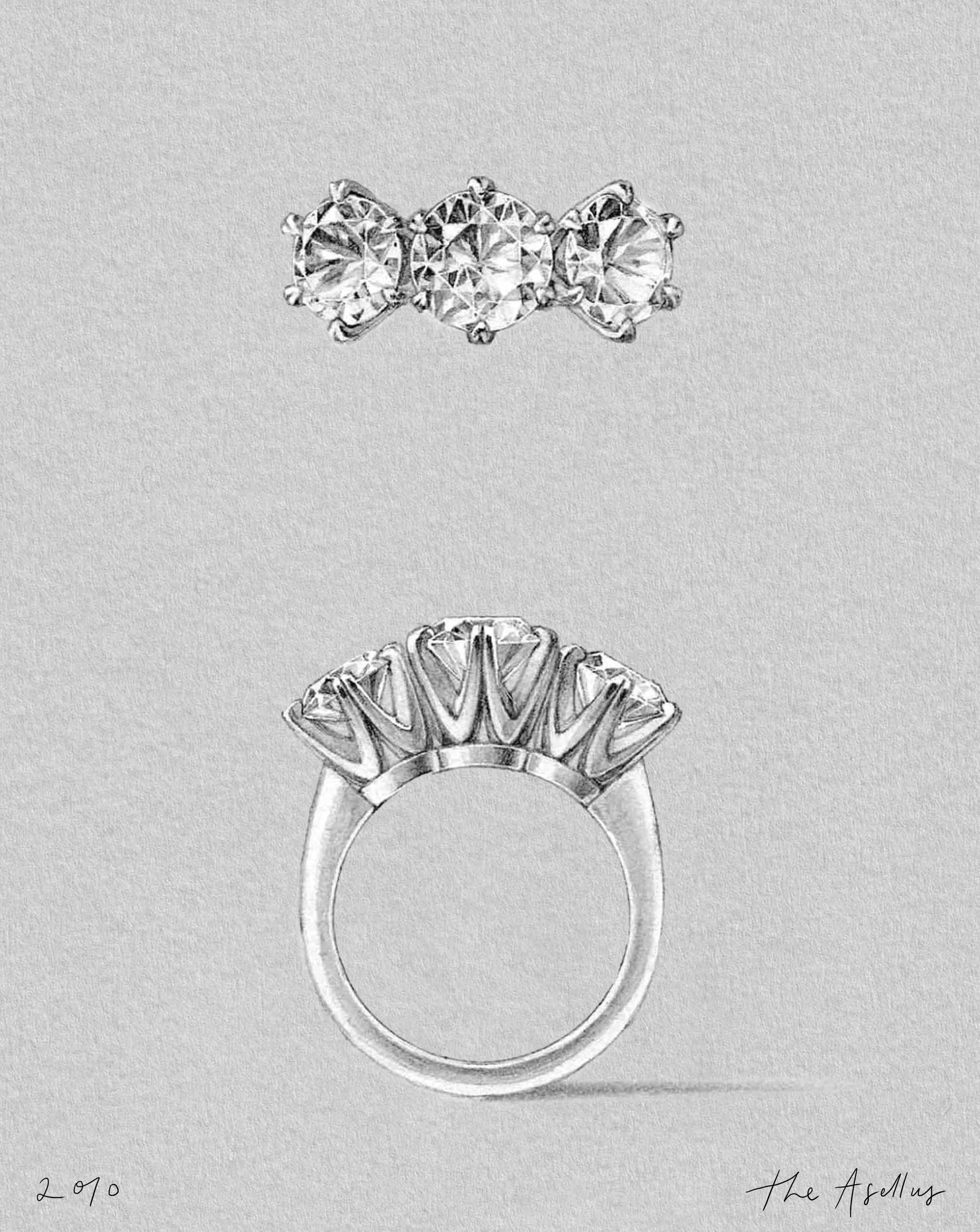 2 CT Round Halo & Pave Lab Grown Diamond Engagement Ring