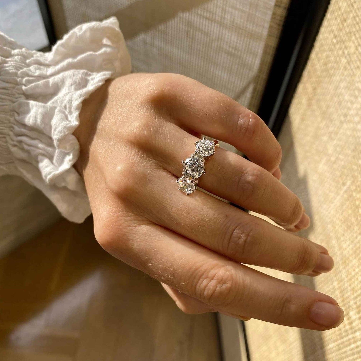 2 CT Round Halo & Pave Lab Grown Diamond Engagement Ring