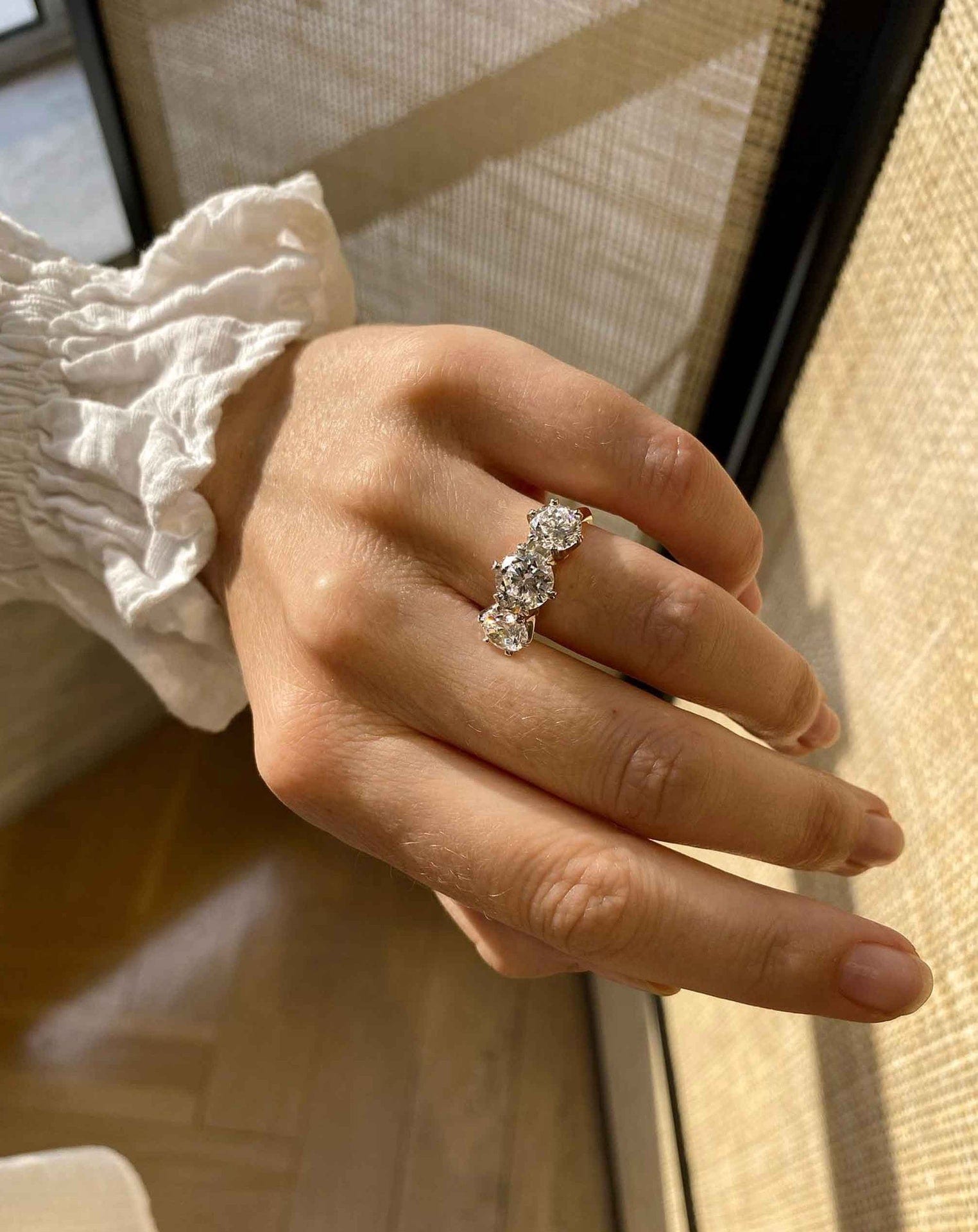 2 CT Round Halo & Pave Lab Grown Diamond Engagement Ring